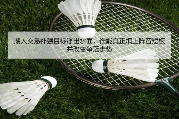 湖人交易补强目标浮出水面，谁能真正填上阵容短板并改变争冠走势